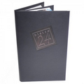 Leatherette Book Style 4 View Menu Cover (5 1/2"x8 1/2")
